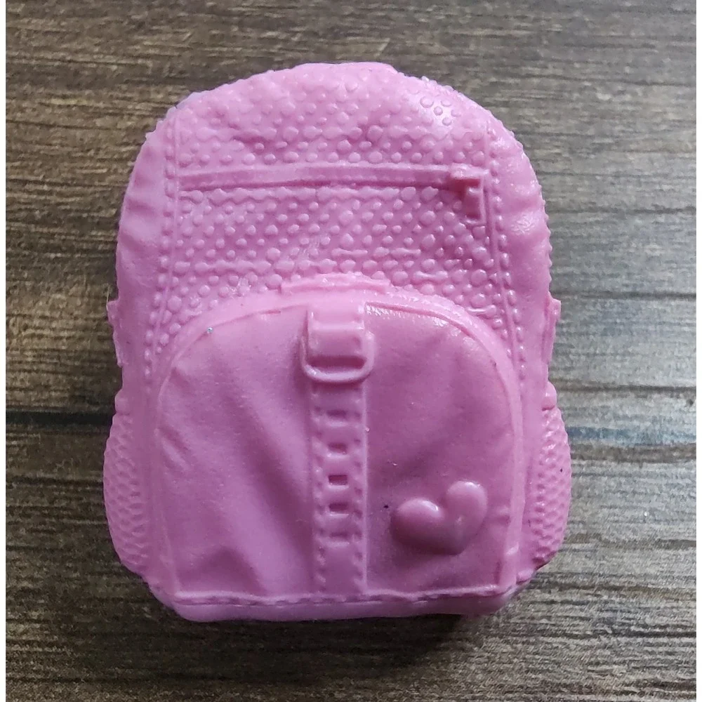 Barbie Art Teacher Chelsea Accessory Doll Pink Bag Backpack Back Pack Mattel Z10